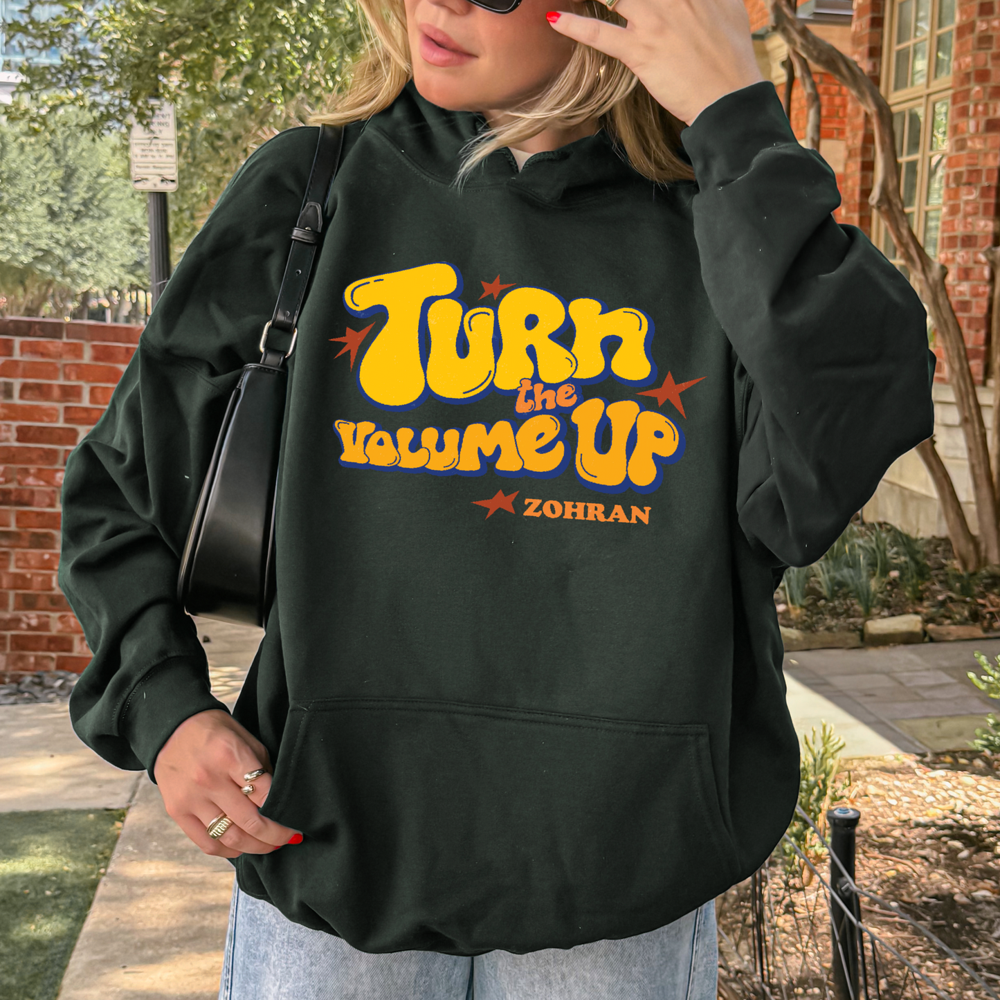 Turn the Volume Up, Zohran Mamdani, Zohran NYC Mayor, Progressive, Liberal, NYC 2026, Democracy Hoodie