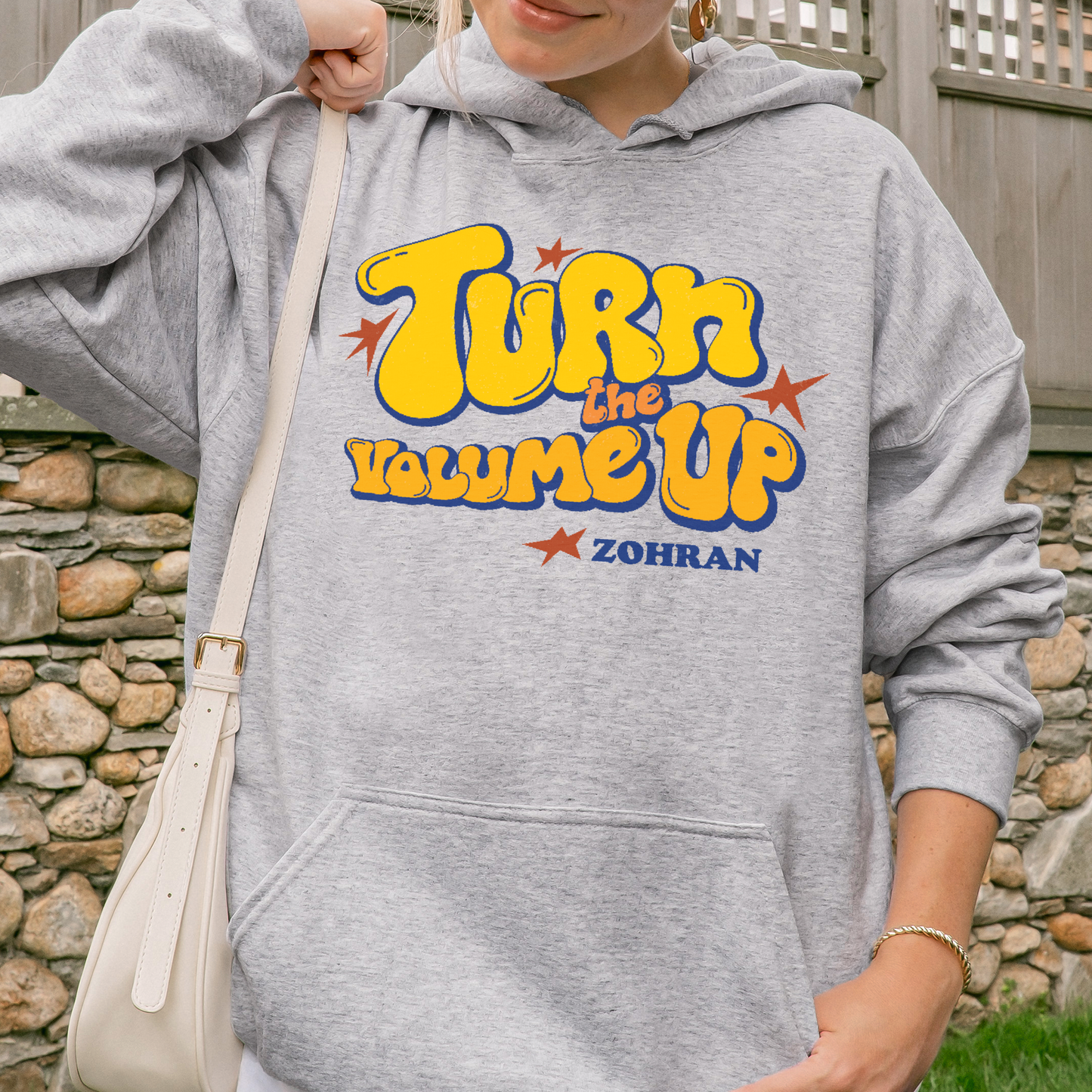 Turn the Volume Up, Zohran Mamdani, Zohran NYC Mayor, Progressive, Liberal, NYC 2026, Democracy Hoodie