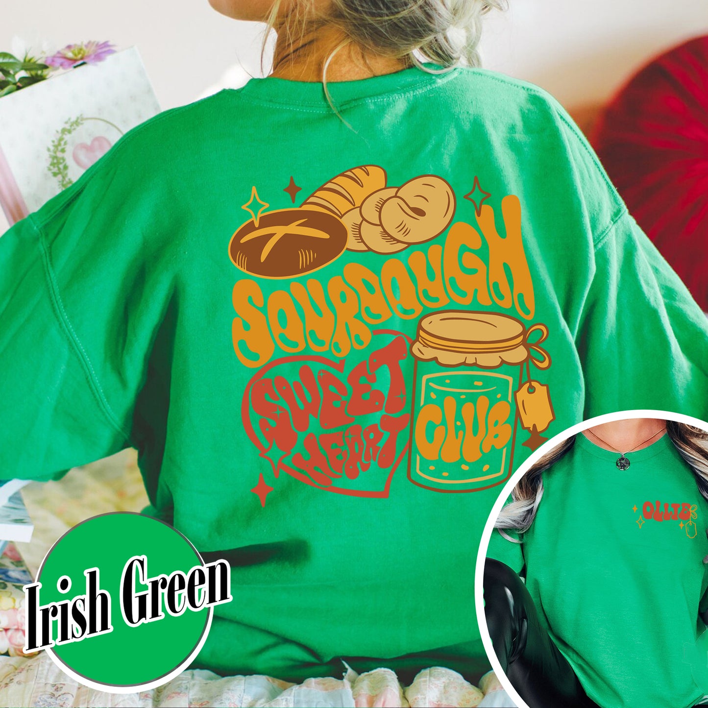 Sourdough sweatshirt, Sourdough Sweetheart Club Shirt, My Sourdough Era Shirt, Sourdough Bread Sweatshirts, Sourdough Bread Baker Gifts