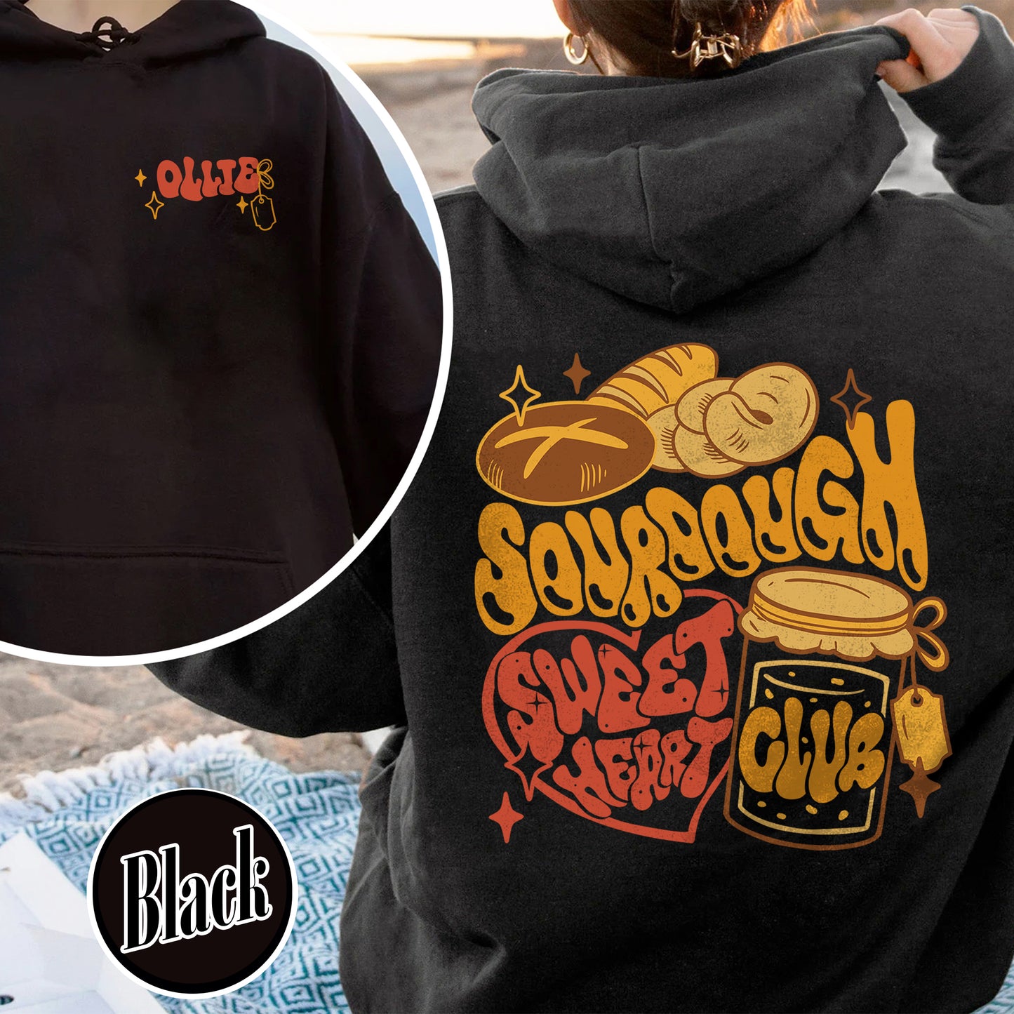 Sourdough Hoodie, Sourdough Sweetheart Club Shirt, My Sourdough Era Hoodie, Sourdough Bread Hoodie, Sourdough Bread Baker Gifts