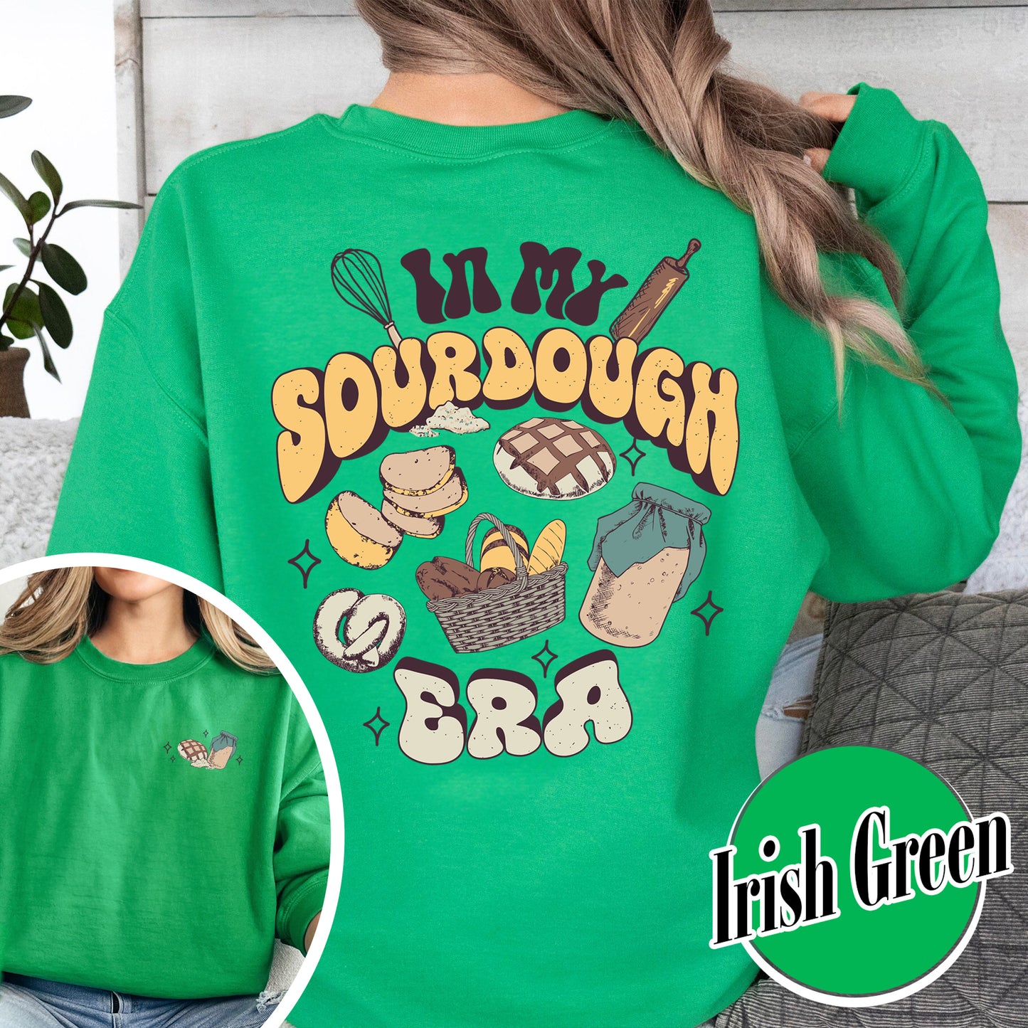 Sourdough Bread Sweatshirts, Sourdough Sweatshirt, In My Sourdough Era, Sourdough Starter Sweatshirt