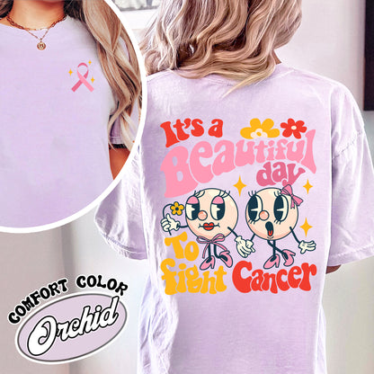 Cancer Fighting Comfort Color Shirt, Pink Breast Cancer, Cancer Awareness Shirt, Gifts for Cancer Survivor