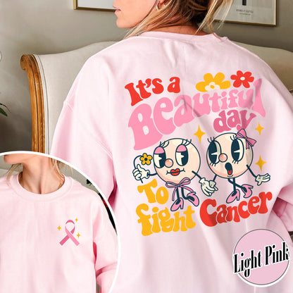 Cancer Fighting Sweatshirt, Pink Breast Cancer Sweater, Cancer Awareness Sweatshirt, Gifts for Cancer, Cancer Matter Awareness, Fight Cancer