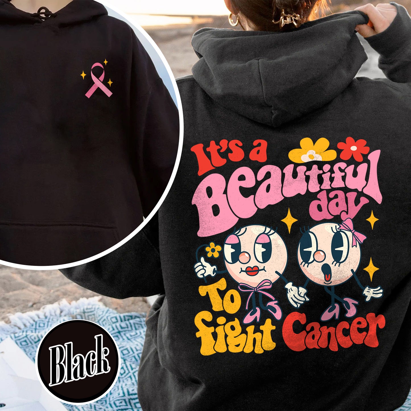 Cancer Fighting Hoodie, Pink Breast Cancer Hoodie, Cancer Awareness Hoodie, Gifts for Cancer, Cancer Matter Awareness, Fight Cancer Hoodie