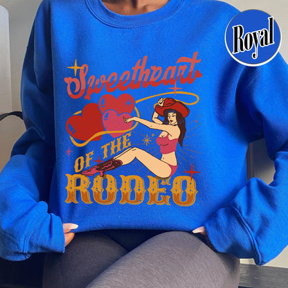 Sweetheart of the Rodeo Sweatshirt, Coors Rodeo Sweatshirt Cowgirl, Rodeo Sweatshirt, Coors Western, Vintage Western Cowgirl Sweatshirt