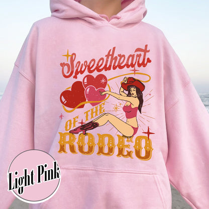 Sweetheart of the Rodeo Hoodie, Coors Rodeo Hoodie Cowgirl, Rodeo Hoodie, Coors Western, Vintage Western Cowgirl Hoodie