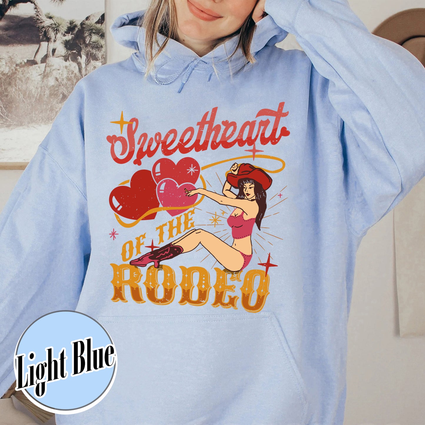 Sweetheart of the Rodeo Hoodie, Coors Rodeo Hoodie Cowgirl, Rodeo Hoodie, Coors Western, Vintage Western Cowgirl Hoodie