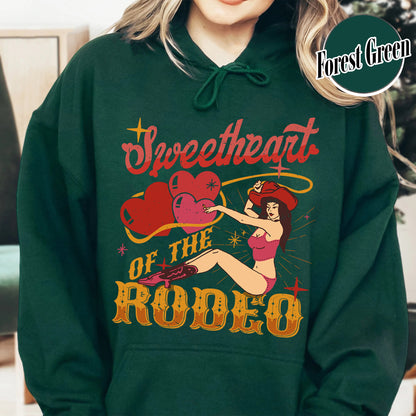 Sweetheart of the Rodeo Hoodie, Coors Rodeo Hoodie Cowgirl, Rodeo Hoodie, Coors Western, Vintage Western Cowgirl Hoodie