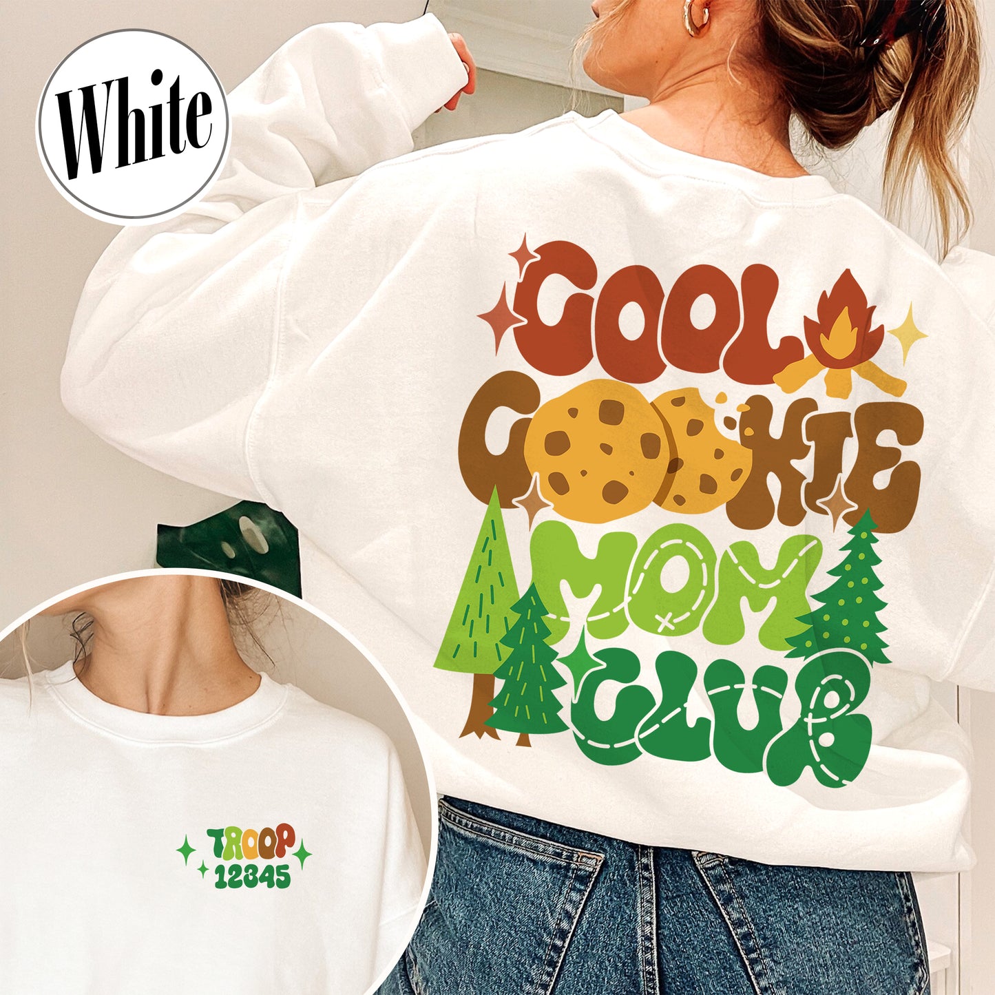 Cookie Mom Era Sweatshirt, Mom of a Cookie Dealer Sweatshirt, Cookie Dealer Mom, in My Cookie Mom Era, Proud Mom of a Cookie Dealer Sweatshirt