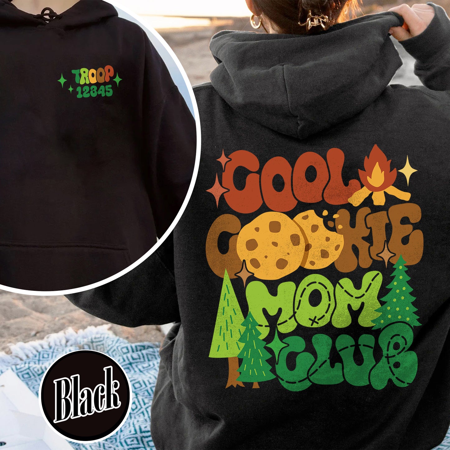 Cookie Mom Era Hoodie, Mom of a Cookie Dealer Hoodie, Cookie Dealer Mom, in My Cookie Mom Era, Proud Mom of a Cookie Dealer Hoodie