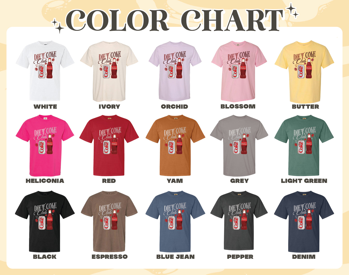 Gift for Diet Coke Lover Comfort Color Shirt, Diet Coke Club Shirt, Funny Diet Coke Shirt, Diet Coke Shirt, Diet Coke Shirt, Gifts for Her