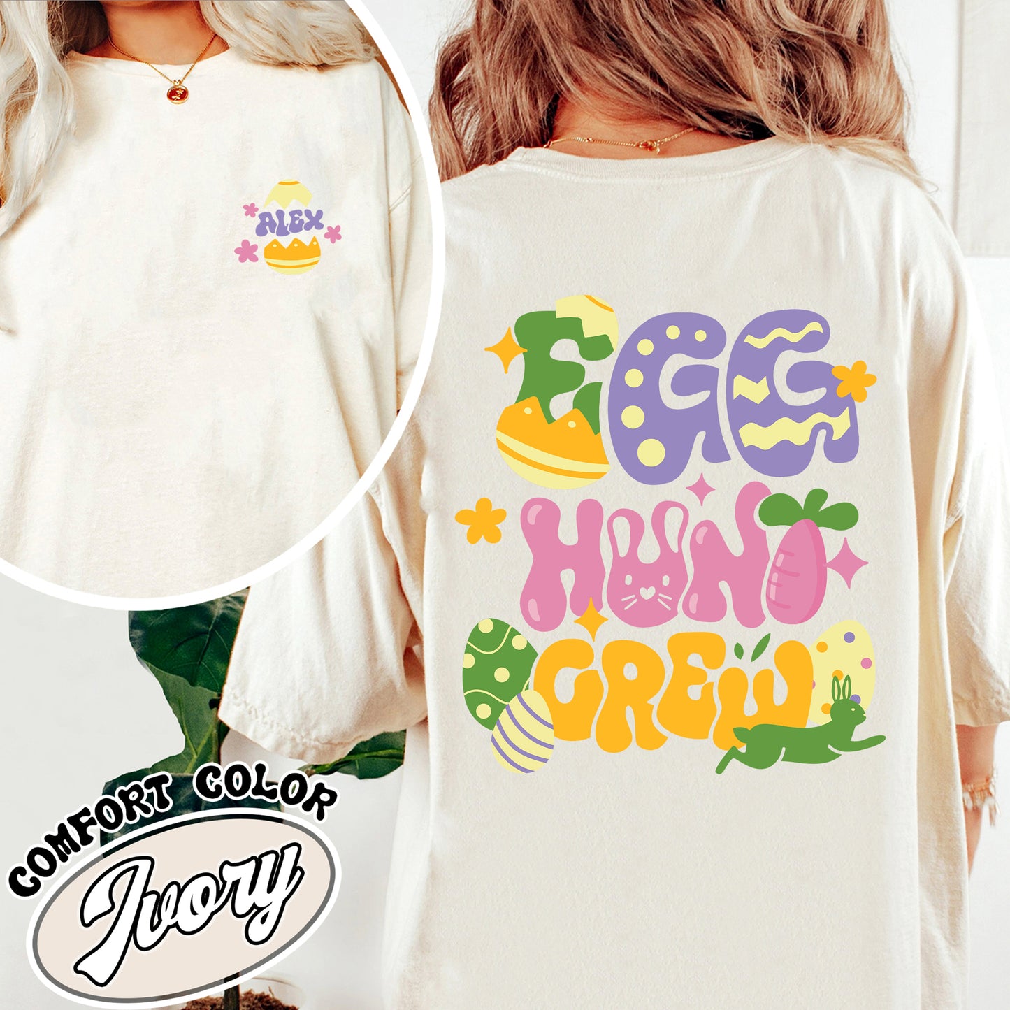 Hunting Easter Comfort Color Shirt, Happy Easter 2024, 3 Days Easter Shirt, Easter Shirt, Custom Easter Shirt, Happy Easter Day Bunny Egg Shirt