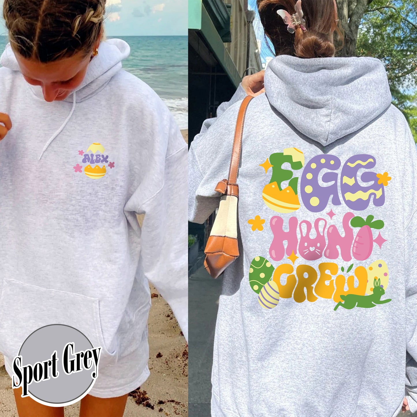 Hunting Easter Hoodie, Happy Easter 2024, 3 Days Easter, Easter Hoodie, Custom Easter Hoodie, Happy Easter Day Bunny Egg Hoodie