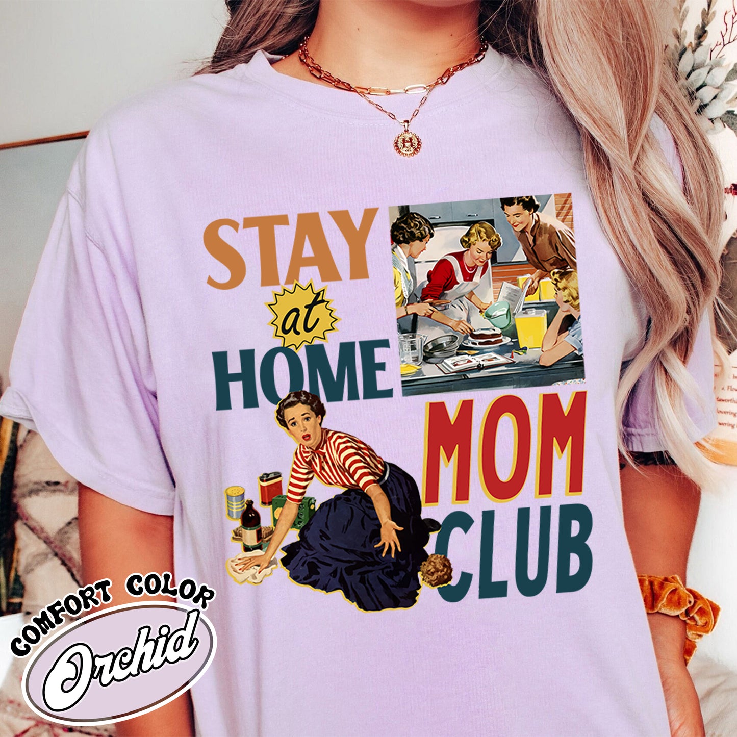 Mom Club Comfort Color Shirt, Stay at Home Moms Club Shirt, Mom Club Sweats, Gift for Mom, Mothers Day Shirt, Mothersday Tshirt, Stay at Home Mom