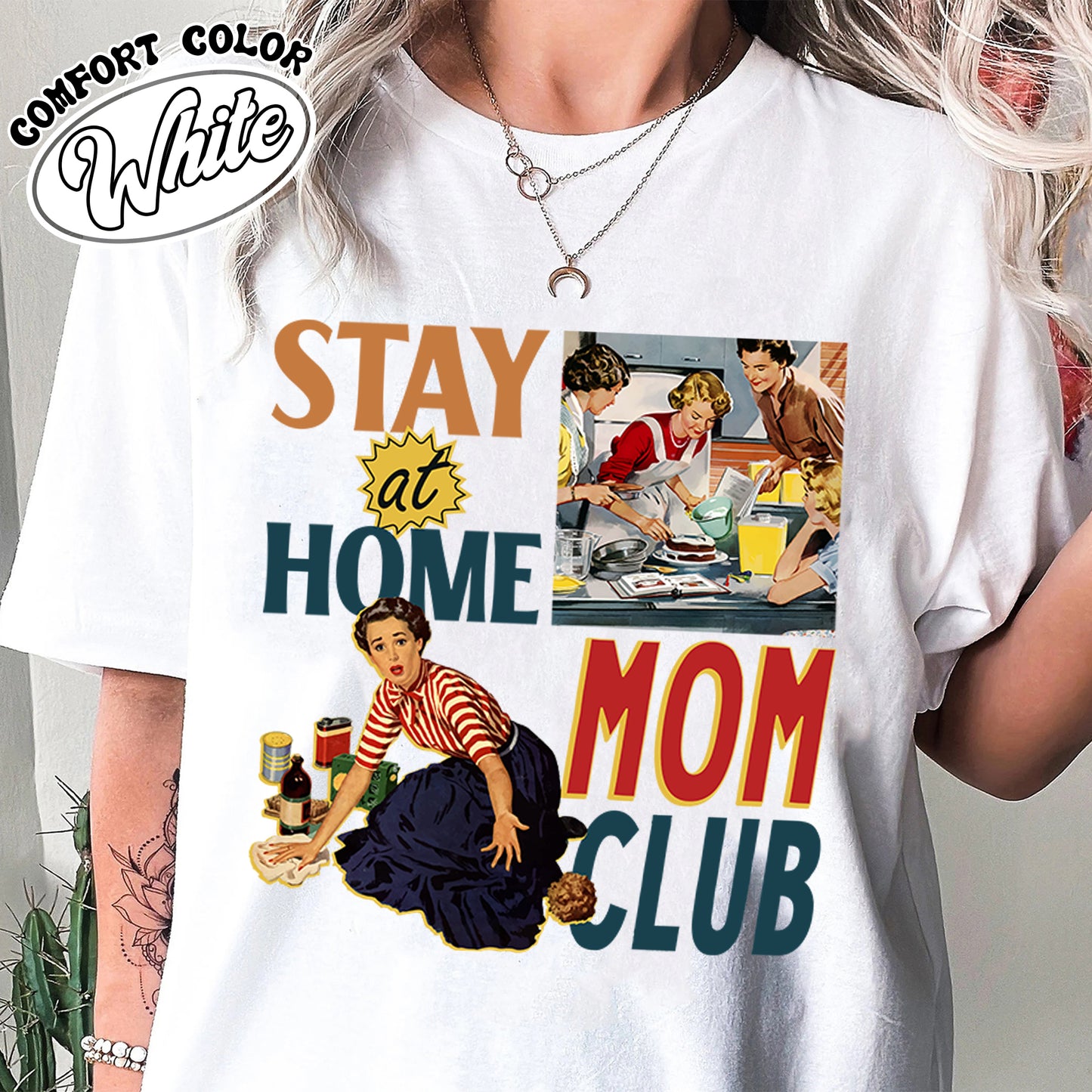 Mom Club Comfort Color Shirt, Stay at Home Moms Club Shirt, Mom Club Sweats, Gift for Mom, Mothers Day Shirt, Mothersday Tshirt, Stay at Home Mom