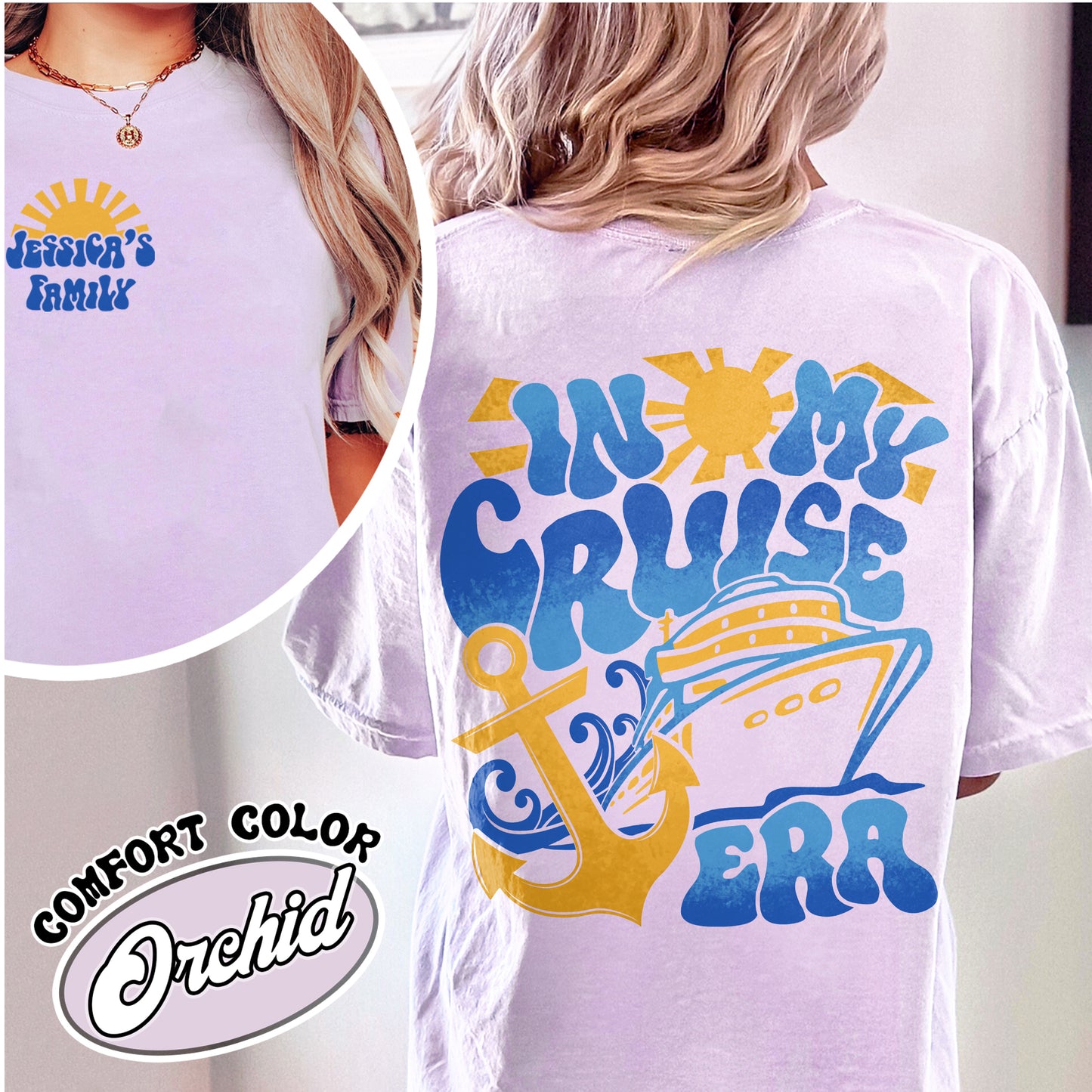 Personalize Family Cruise 2024 Comfort Color Shirt, In My Cruise Era, Cruise Shirt First Cruise, Cruise Ship Matching Shirts, Custom Cruise Shirts, Cruise Squad