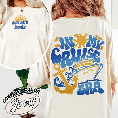 Personalize Family Cruise 2024 Comfort Color Shirt, In My Cruise Era, Cruise Shirt First Cruise, Cruise Ship Matching Shirts, Custom Cruise Shirts, Cruise Squad