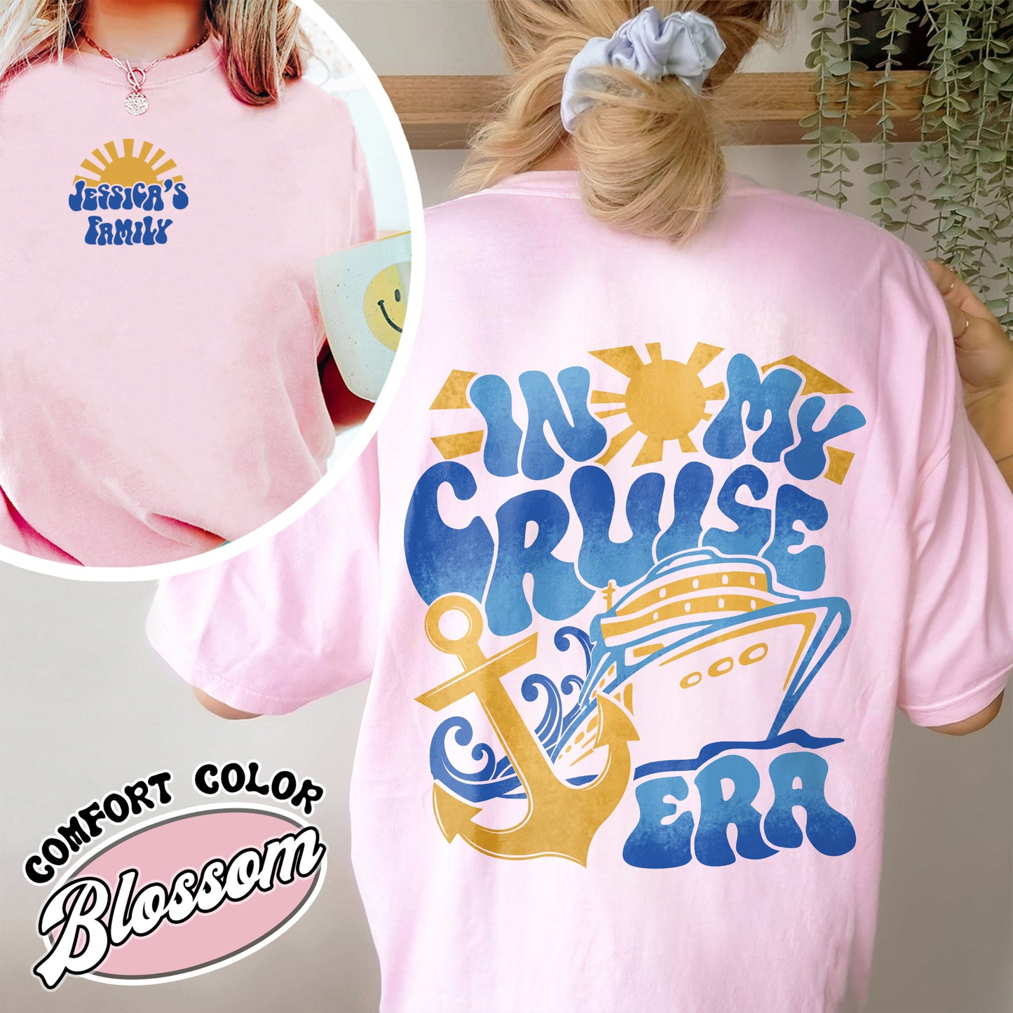 Personalize Family Cruise 2024 Comfort Color Shirt, In My Cruise Era, Cruise Shirt First Cruise, Cruise Ship Matching Shirts, Custom Cruise Shirts, Cruise Squad