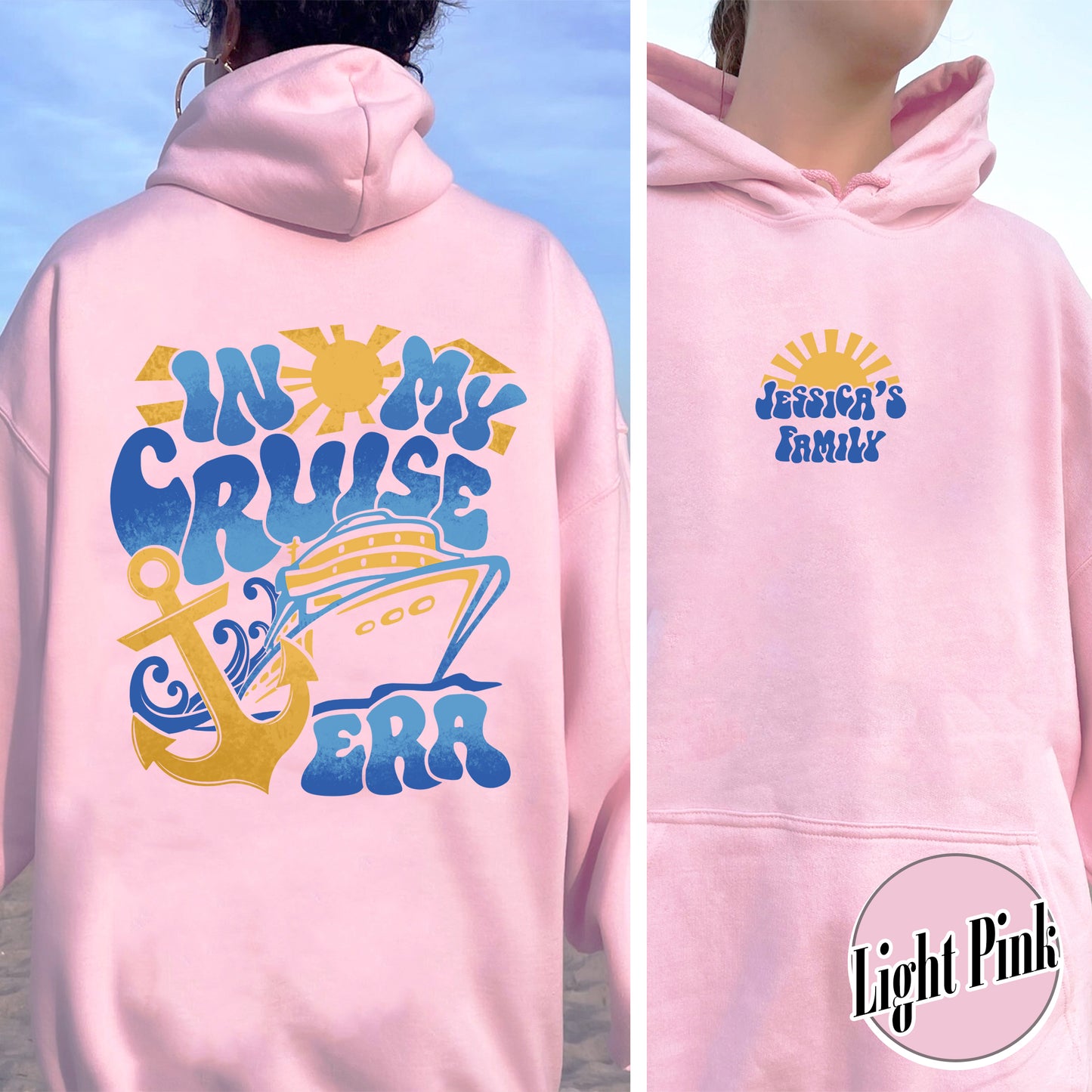 Custom Cruise Hoodie,Personalize Family Cruise 2024, In My Cruise Era,Cruise Ship Matching Hoodie