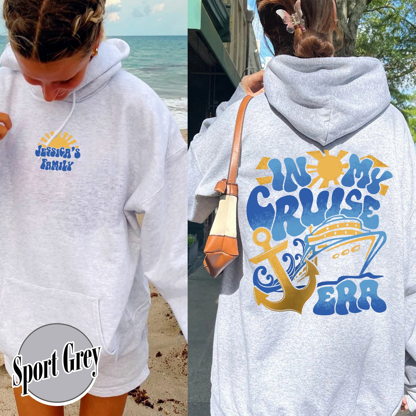 Custom Cruise Hoodie,Personalize Family Cruise 2024, In My Cruise Era,Cruise Ship Matching Hoodie