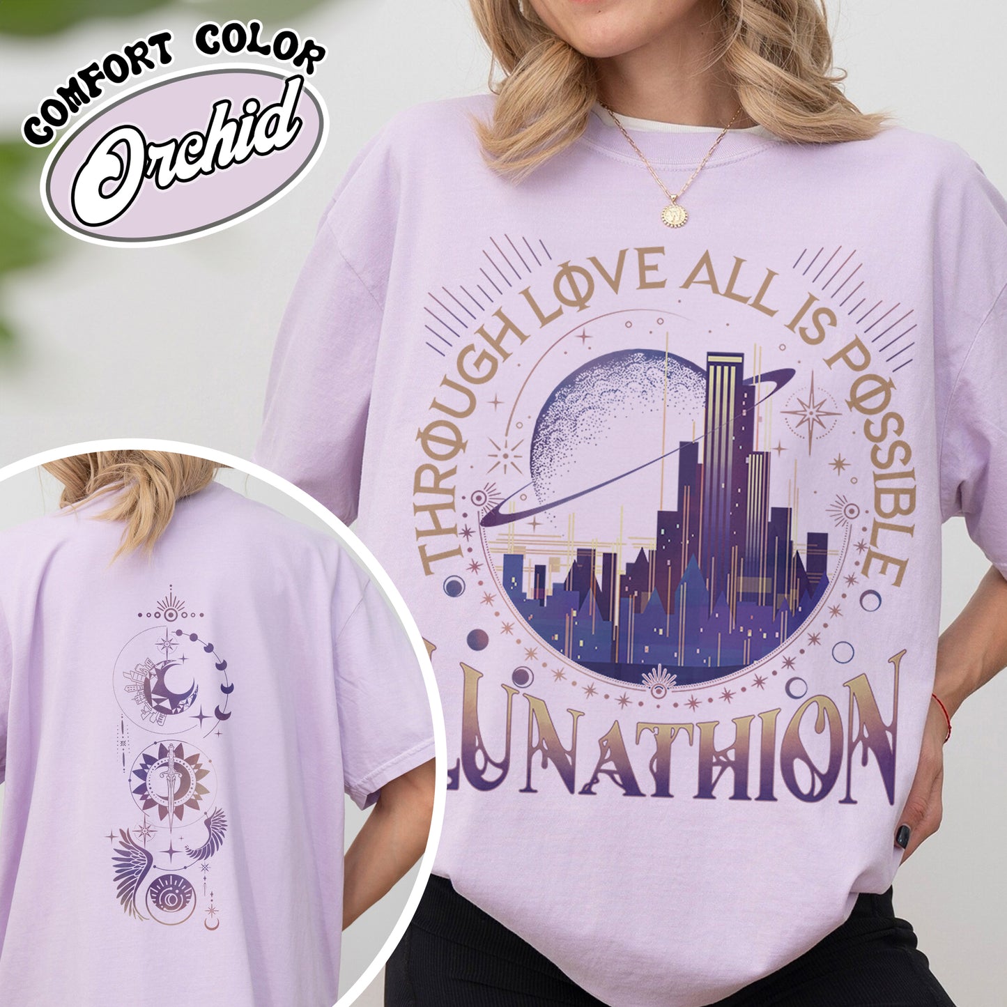 Lunathion Crescent City Comfort Colors Shirt, Lunathion Crescent City, Lunathion Shirt, Light It Up T Shirt, Crescent City Merch, Book Lover Crescent City Gift