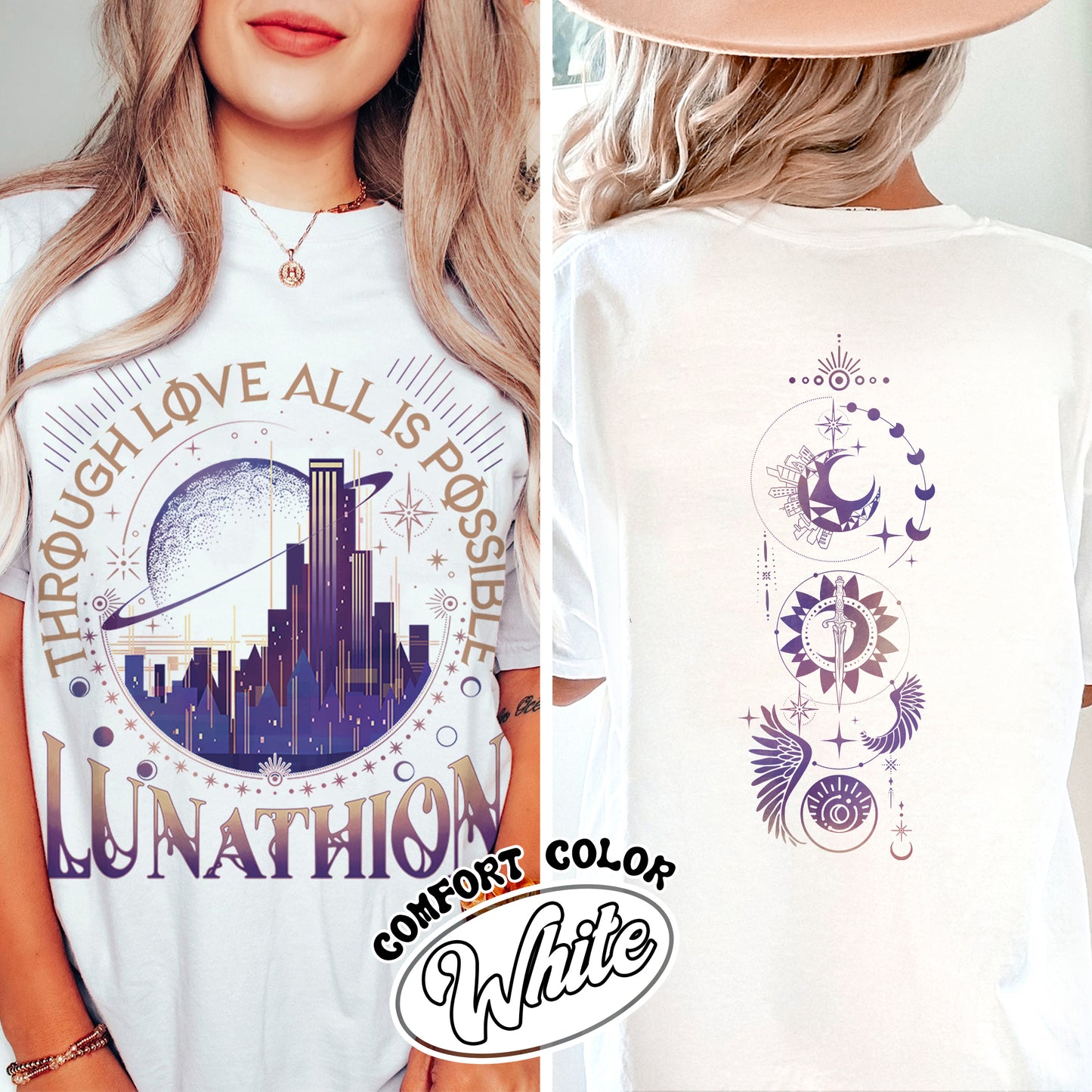 Lunathion Crescent City Comfort Colors Shirt, Lunathion Crescent City, Lunathion Shirt, Light It Up T Shirt, Crescent City Merch, Book Lover Crescent City Gift