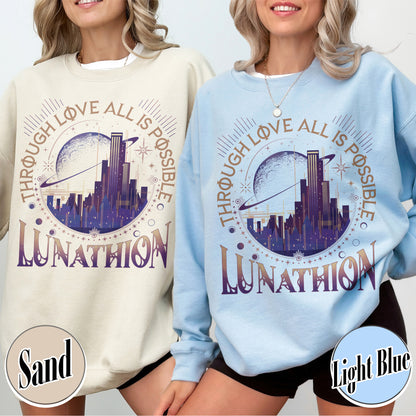 Lunathion Crescent City Sweatshirt, Lunathion Crescent City, Lunathion Sweatshirt, Light It Up Sweatshirt, Crescent City Merch, Book Lover Crescent City Gift