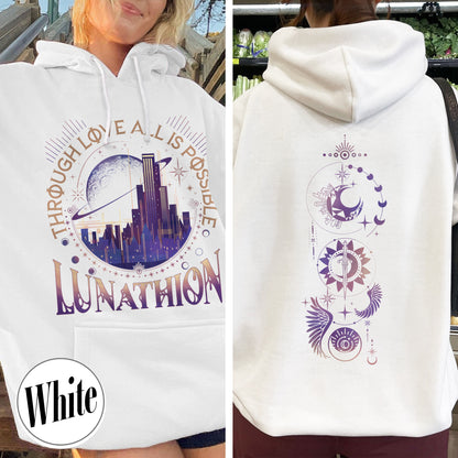 Lunathion Crescent City Hoodie, Lunathion Crescent City, Lunathion Hoodie, Light It Up Hoodie, Crescent City Merch, Book Lover Crescent City Gift