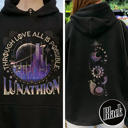 Lunathion Crescent City Hoodie, Lunathion Crescent City, Lunathion Hoodie, Light It Up Hoodie, Crescent City Merch, Book Lover Crescent City Gift