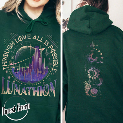 Lunathion Crescent City Hoodie, Lunathion Crescent City, Lunathion Hoodie, Light It Up Hoodie, Crescent City Merch, Book Lover Crescent City Gift