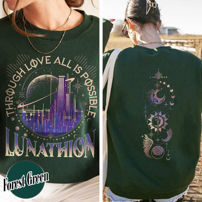 Lunathion Crescent City Sweatshirt, Lunathion Crescent City, Lunathion Sweatshirt, Light It Up Sweatshirt, Crescent City Merch, Book Lover Crescent City Gift