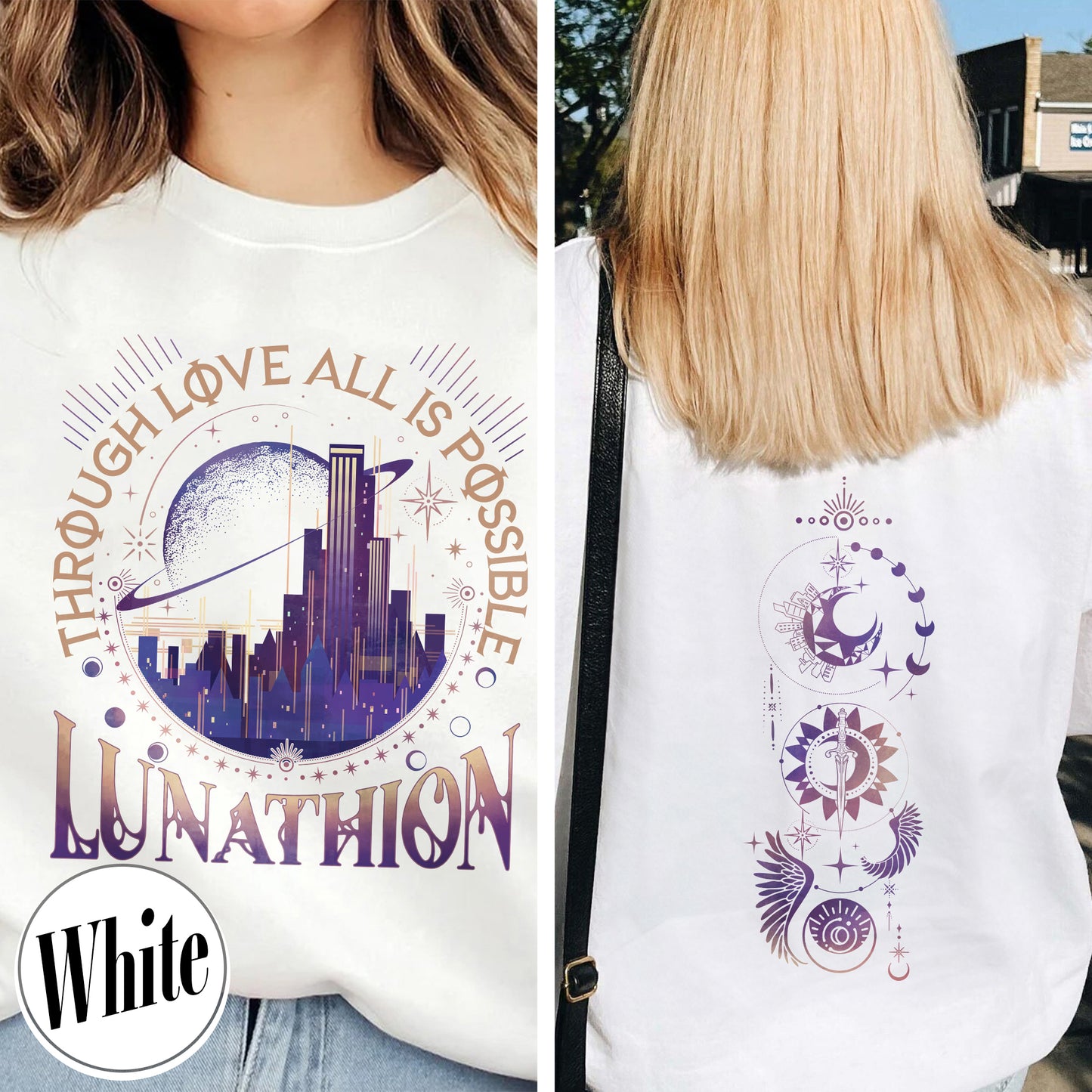 Lunathion Crescent City Sweatshirt, Lunathion Crescent City, Lunathion Sweatshirt, Light It Up Sweatshirt, Crescent City Merch, Book Lover Crescent City Gift