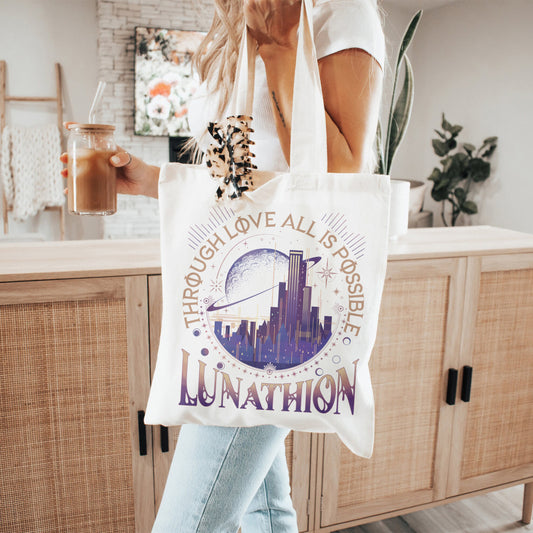 Lunathion Crescent City Bag, Lunathion Crescent City, Lunathion Bag, Light It Up Bag, Crescent City Merch, Book Lover Crescent City Gift