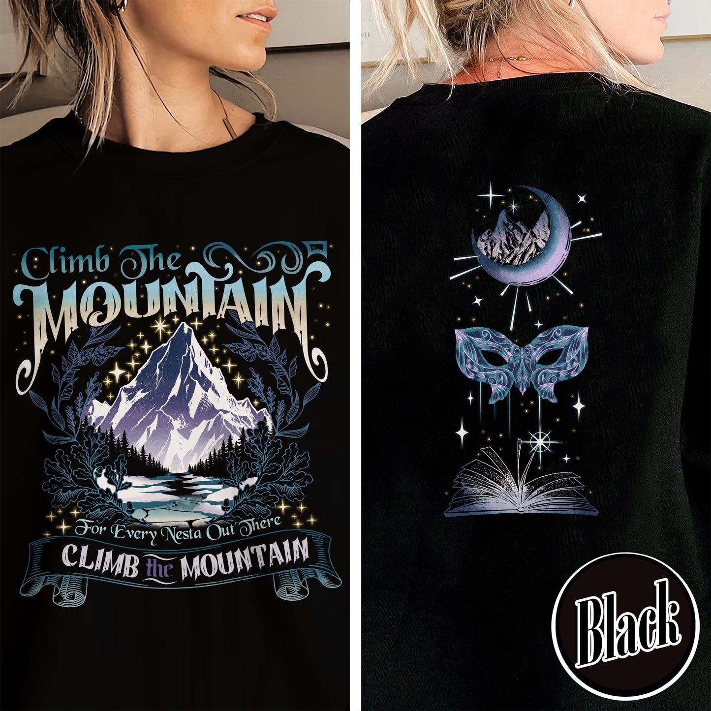 ACOSF ACOTAR Sweatshirt, Climb the Mountain Sweatshirt, Climb the Mountain Acotar, Climb the Mountain Nesta Sweatshirt, for Every Nesta out There Sweatshirt