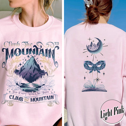 ACOSF ACOTAR Sweatshirt, Climb the Mountain Sweatshirt, Climb the Mountain Acotar, Climb the Mountain Nesta Sweatshirt, for Every Nesta out There Sweatshirt