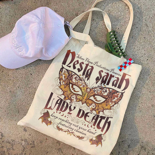Sarah J Maas Merch Nesta Bag, Acotar Book Series, Velaris Acotar Bag, Lady Death Bag, Nesta Archeron Lady Death Bag, Lady Death ACOSF