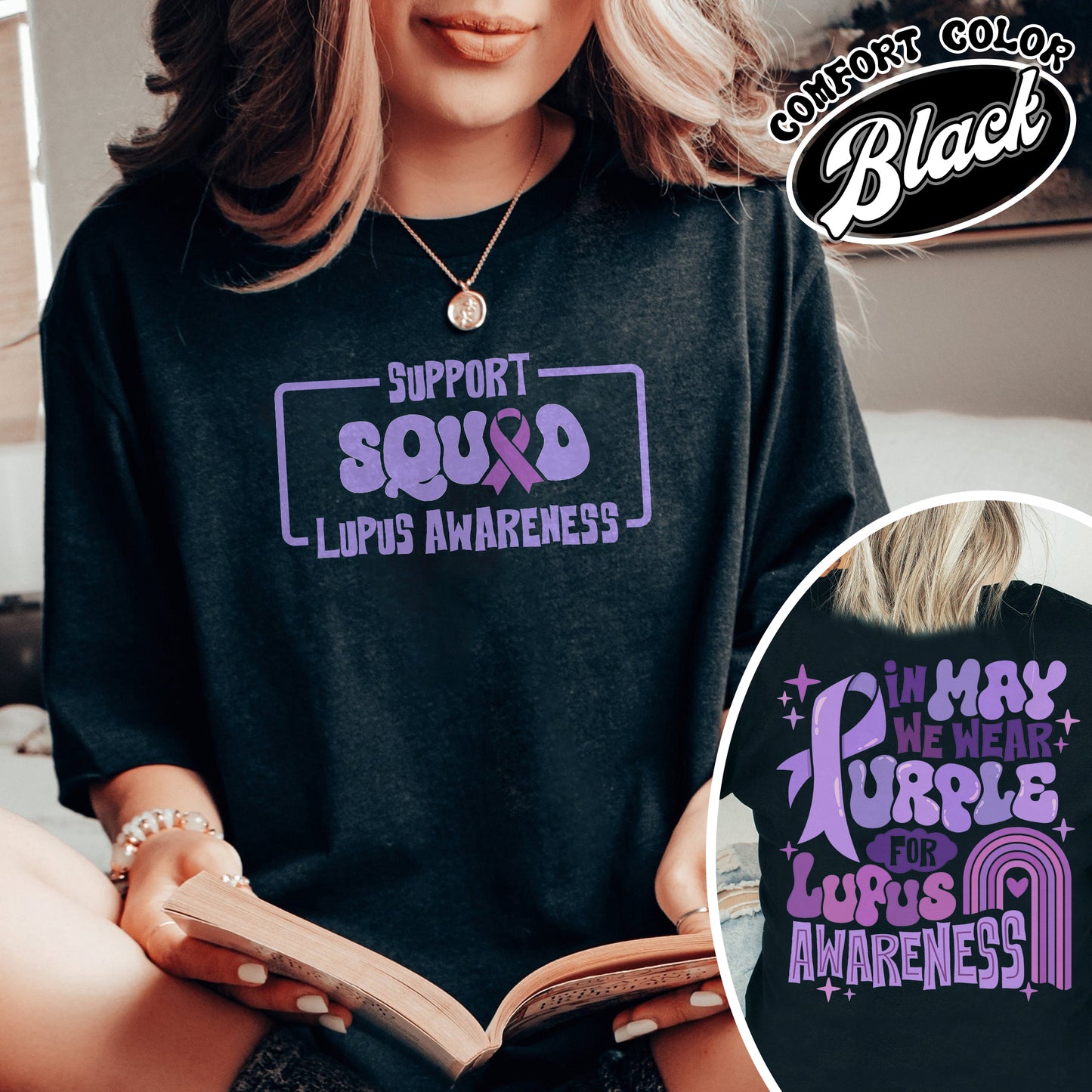 In May We Wear Purple for Lupus Awareness Comfort Colors Shirt, Lupus Awareness Month, Lupus Awareness Shirt, We Wear Purple Lupus Awareness Shirt, Lupus Shirt