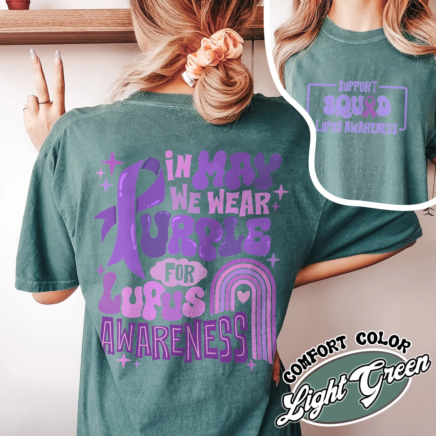 In May We Wear Purple for Lupus Awareness Comfort Colors Shirt, Lupus Awareness Month, Lupus Awareness Shirt, We Wear Purple Lupus Awareness Shirt, Lupus Shirt