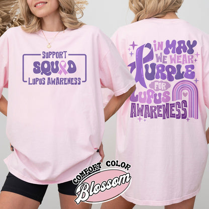 In May We Wear Purple for Lupus Awareness Comfort Colors Shirt, Lupus Awareness Month, Lupus Awareness Shirt, We Wear Purple Lupus Awareness Shirt, Lupus Shirt