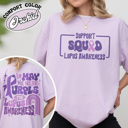 In May We Wear Purple for Lupus Awareness Comfort Colors Shirt, Lupus Awareness Month, Lupus Awareness Shirt, We Wear Purple Lupus Awareness Shirt, Lupus Shirt