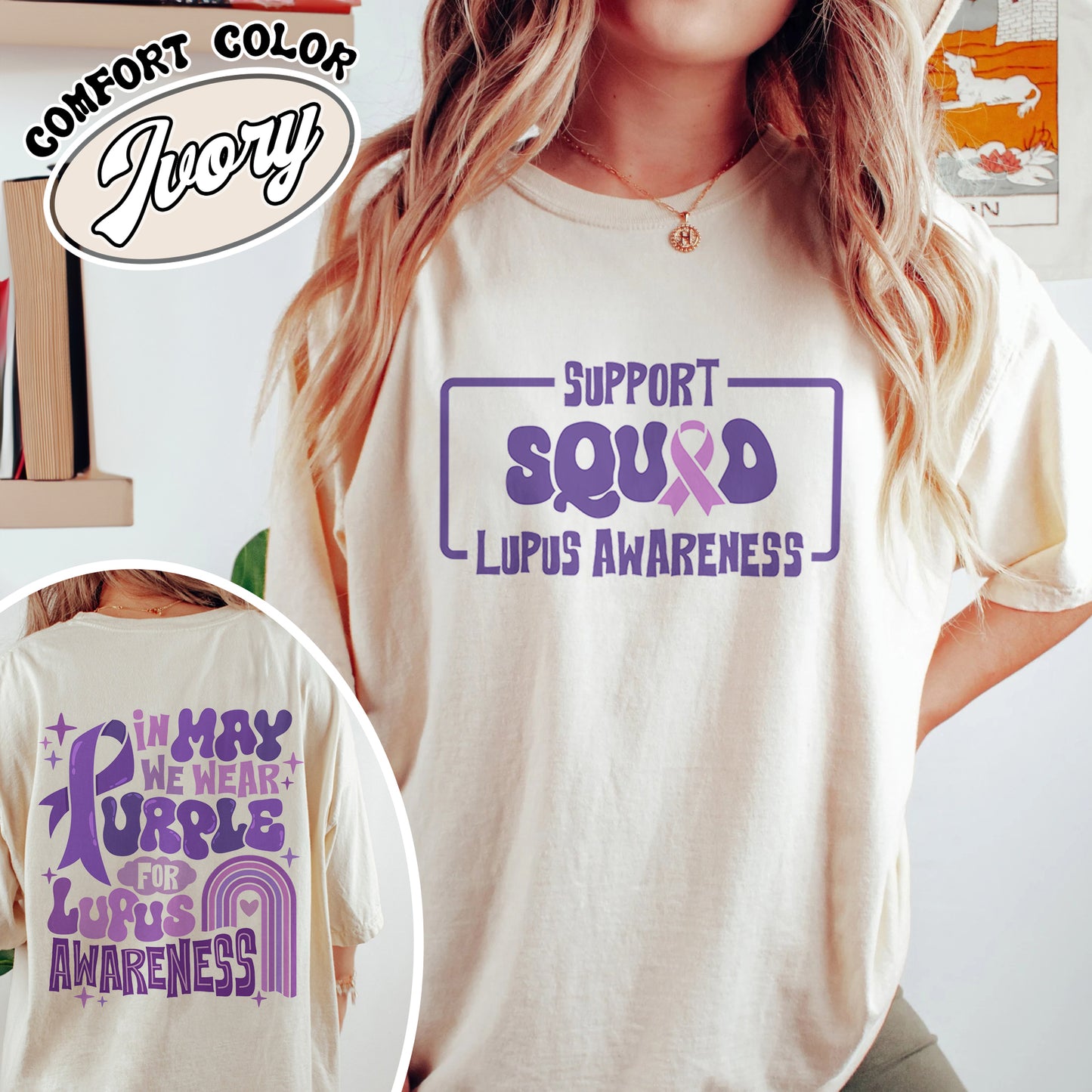 In May We Wear Purple for Lupus Awareness Comfort Colors Shirt, Lupus Awareness Month, Lupus Awareness Shirt, We Wear Purple Lupus Awareness Shirt, Lupus Shirt