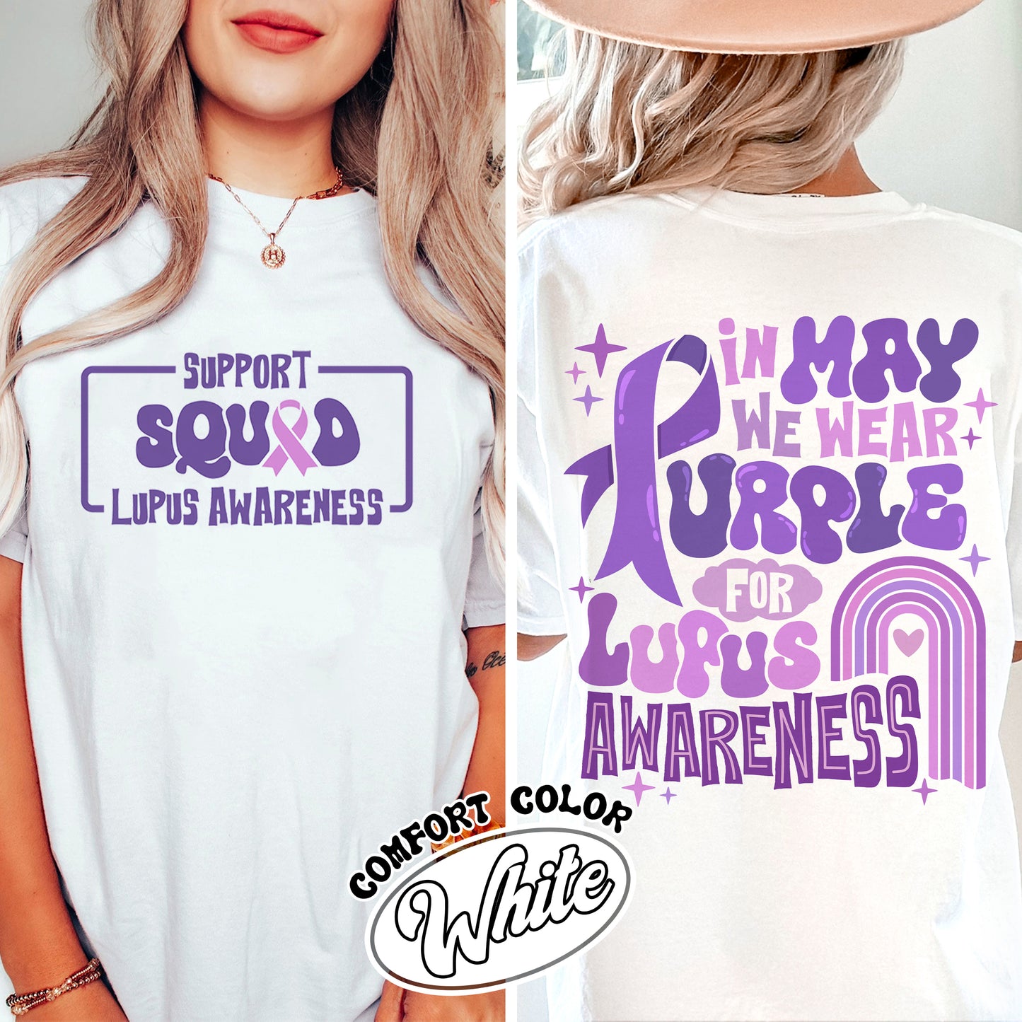 In May We Wear Purple for Lupus Awareness Comfort Colors Shirt, Lupus Awareness Month, Lupus Awareness Shirt, We Wear Purple Lupus Awareness Shirt, Lupus Shirt