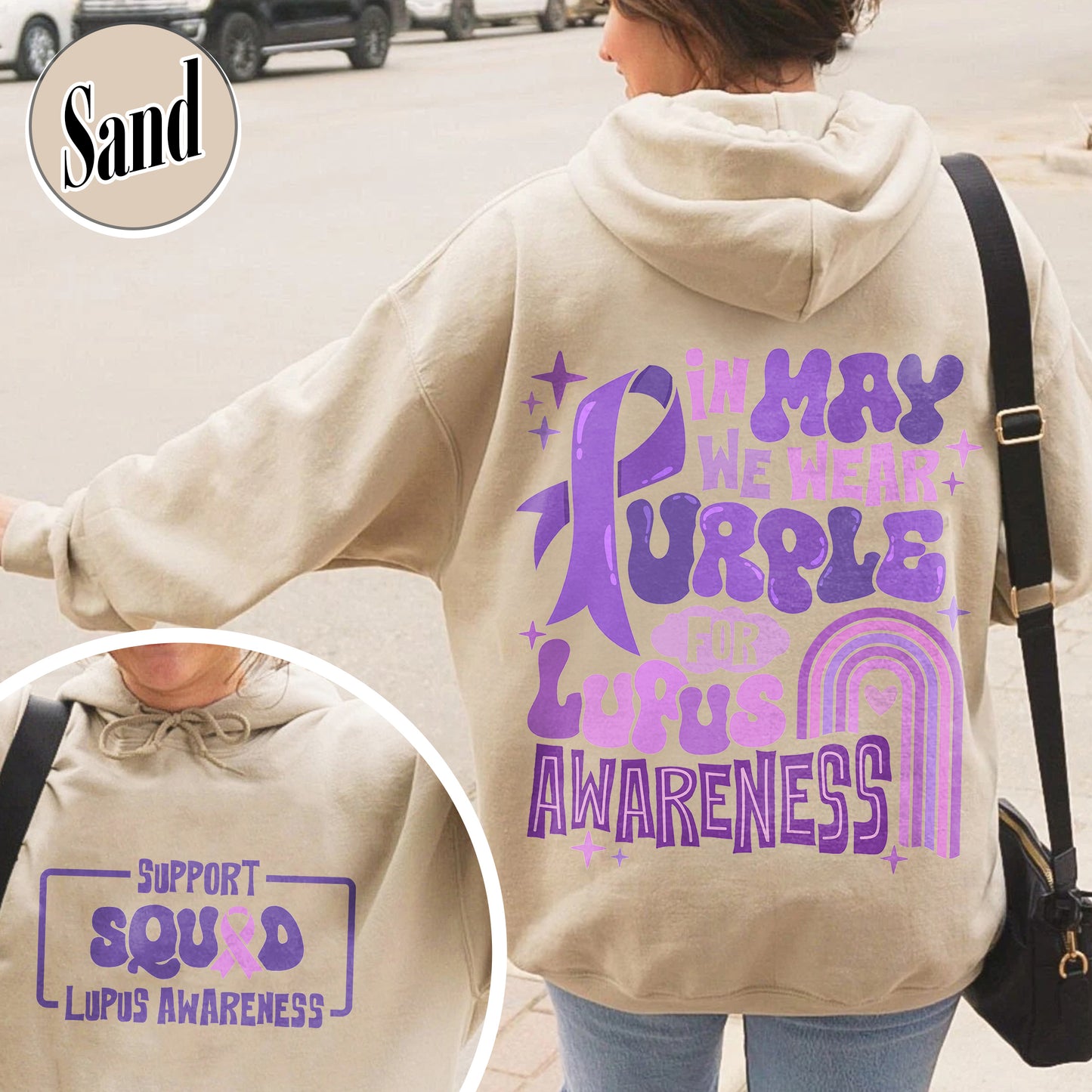 In May We Wear Purple for Lupus Awareness, Lupus Awareness Month, Lupus Awareness Hoodie, We Wear Purple Lupus Awareness Hoodie, Lupus Hoodie