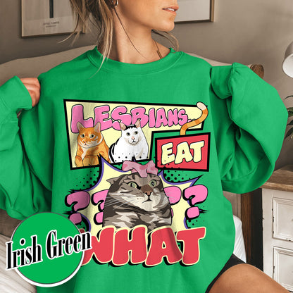 Lesbian Eat What Sweatshirt, Busy Thinking v, Lesbian Sweatshirt, Pride Month Sweatshirt, Live Laugh Lesbian, Lesbian Gifts for Sister, Lesbian Pride Sweatshirt