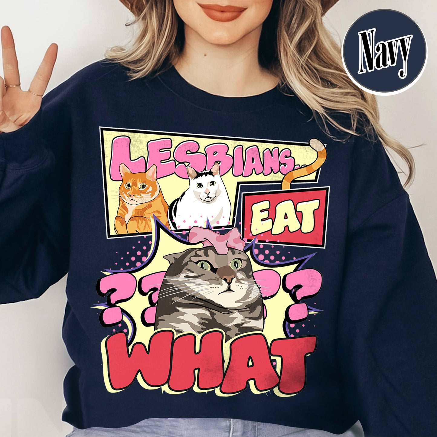 Lesbian Eat What Sweatshirt, Busy Thinking v, Lesbian Sweatshirt, Pride Month Sweatshirt, Live Laugh Lesbian, Lesbian Gifts for Sister, Lesbian Pride Sweatshirt