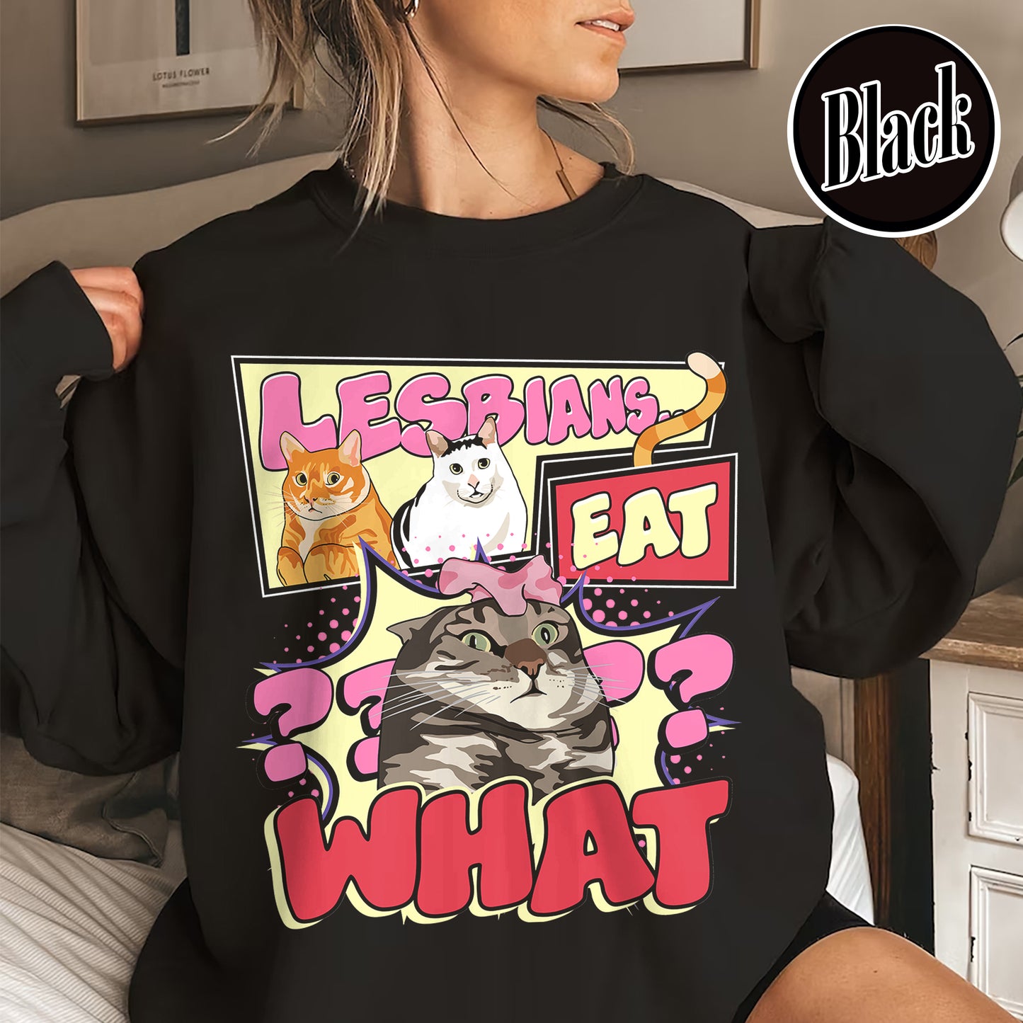Lesbian Eat What Sweatshirt, Busy Thinking v, Lesbian Sweatshirt, Pride Month Sweatshirt, Live Laugh Lesbian, Lesbian Gifts for Sister, Lesbian Pride Sweatshirt