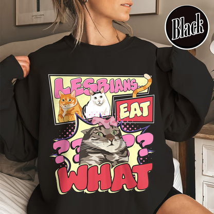 Lesbian Eat What Sweatshirt, Busy Thinking v, Lesbian Sweatshirt, Pride Month Sweatshirt, Live Laugh Lesbian, Lesbian Gifts for Sister, Lesbian Pride Sweatshirt