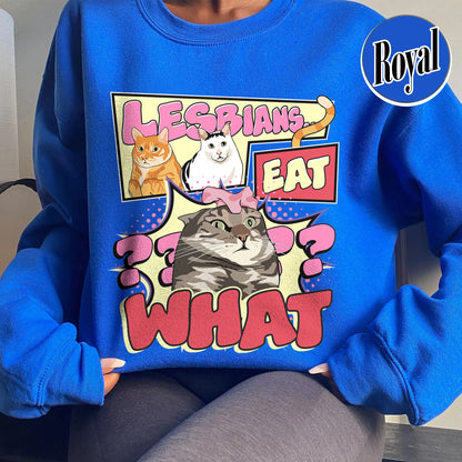 Lesbian Eat What Sweatshirt, Busy Thinking v, Lesbian Sweatshirt, Pride Month Sweatshirt, Live Laugh Lesbian, Lesbian Gifts for Sister, Lesbian Pride Sweatshirt
