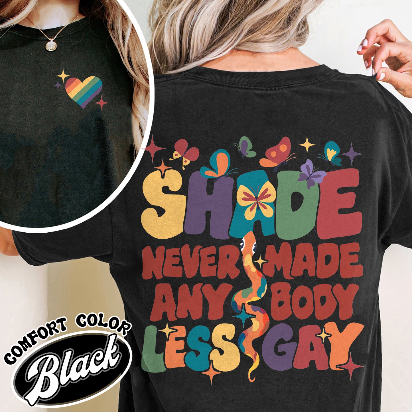 Shade Never Made Anybody Less Gay Comfort Color Shirt, Gay Pride Shirt, Pride Month Shirt, You Need To Calm Down T Shirt, LGBT Pride Shirt, Equality Shirt