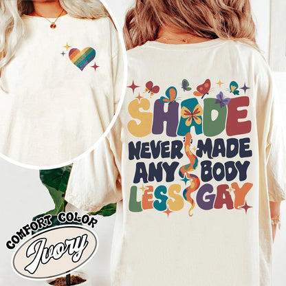 Shade Never Made Anybody Less Gay Comfort Color Shirt, Gay Pride Shirt, Pride Month Shirt, You Need To Calm Down T Shirt, LGBT Pride Shirt, Equality Shirt